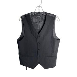 Vitto Italy Mens Suit Vest Size 40 Lined Button Up Wedding Special Occasion